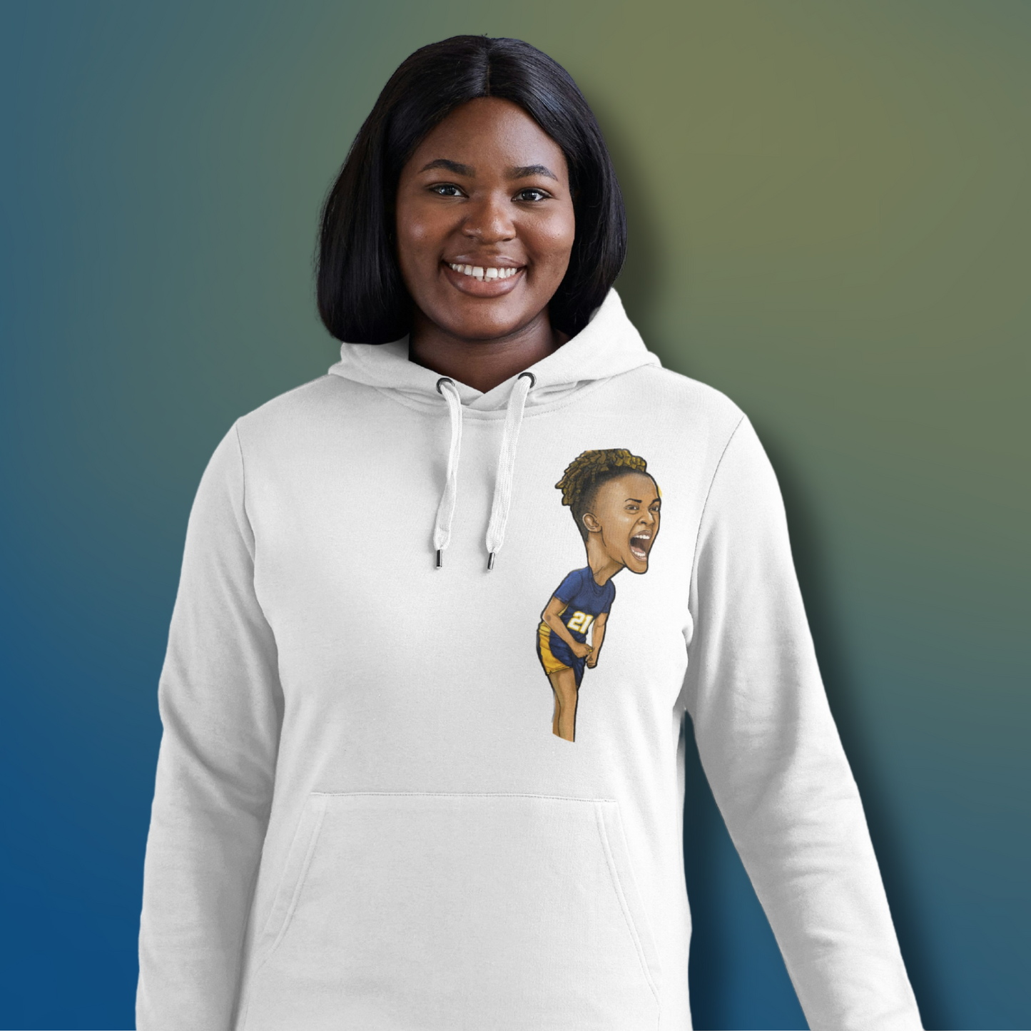 Jordyn Dorsey Womens Hoodie Design 2