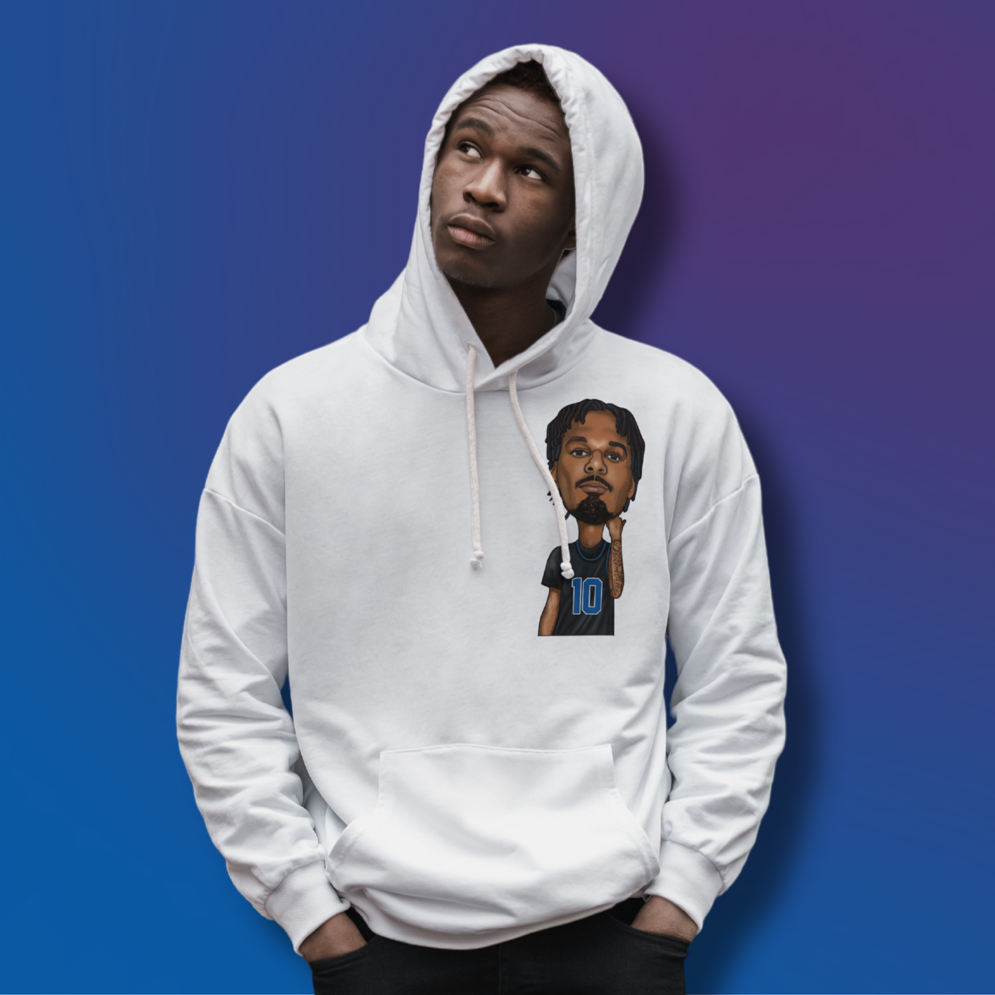 Jamahri Harvey Mens Hoodie