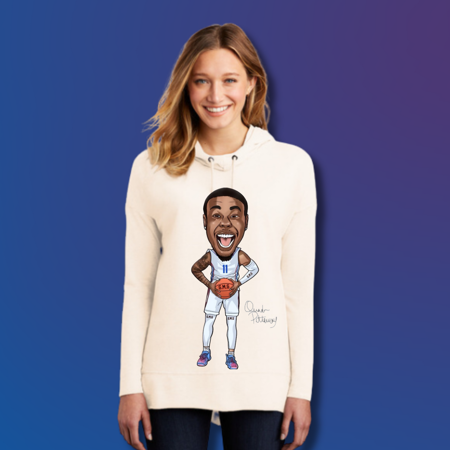 Q. Pettaway Womens Hoodie