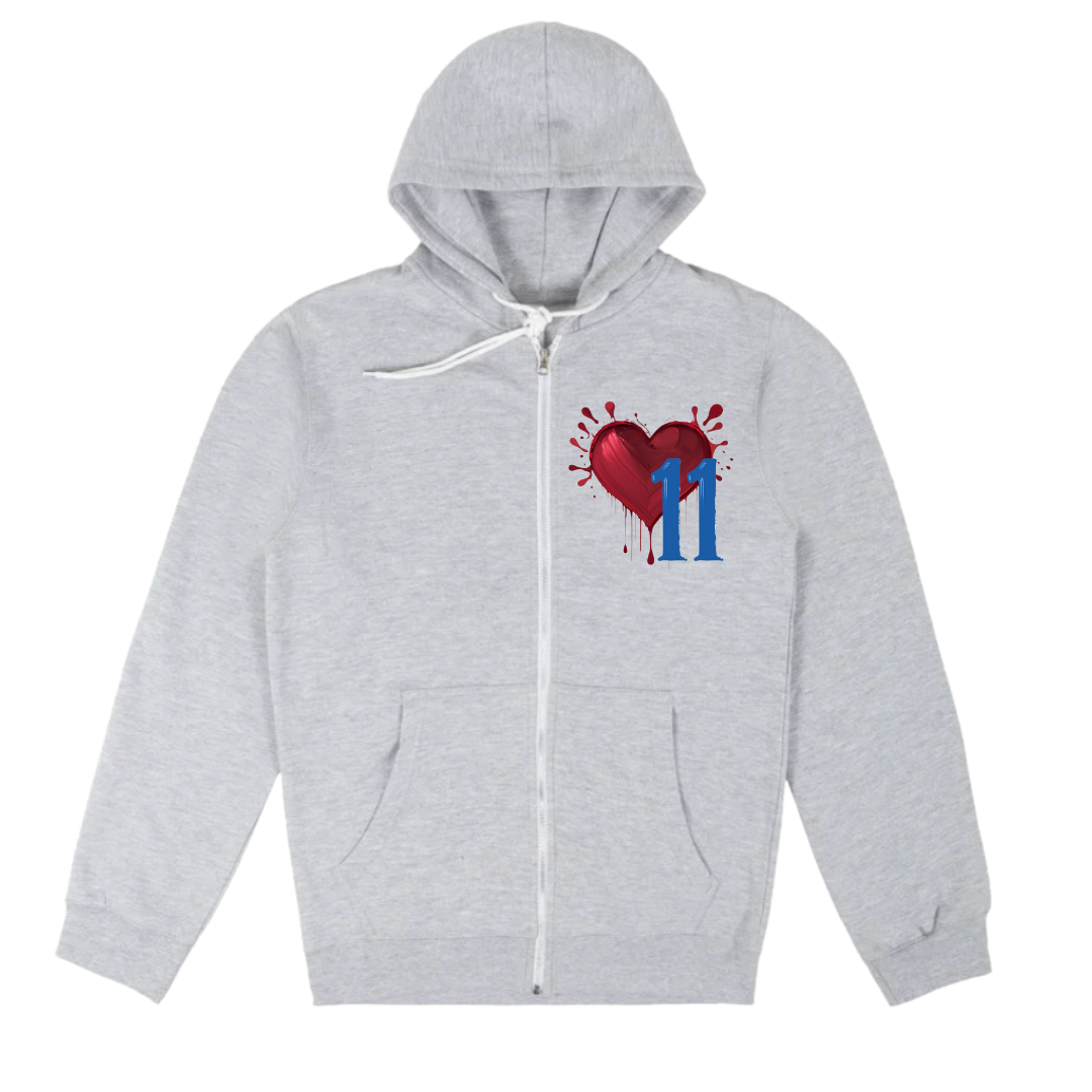 Q.Pettaway Heart Hoodie