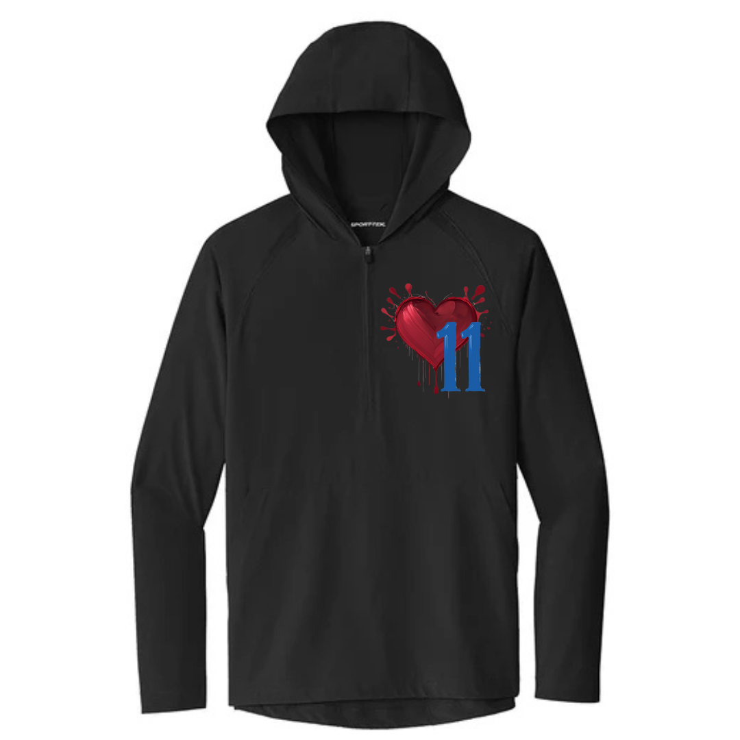 Q.Pettaway Heart Hoodie