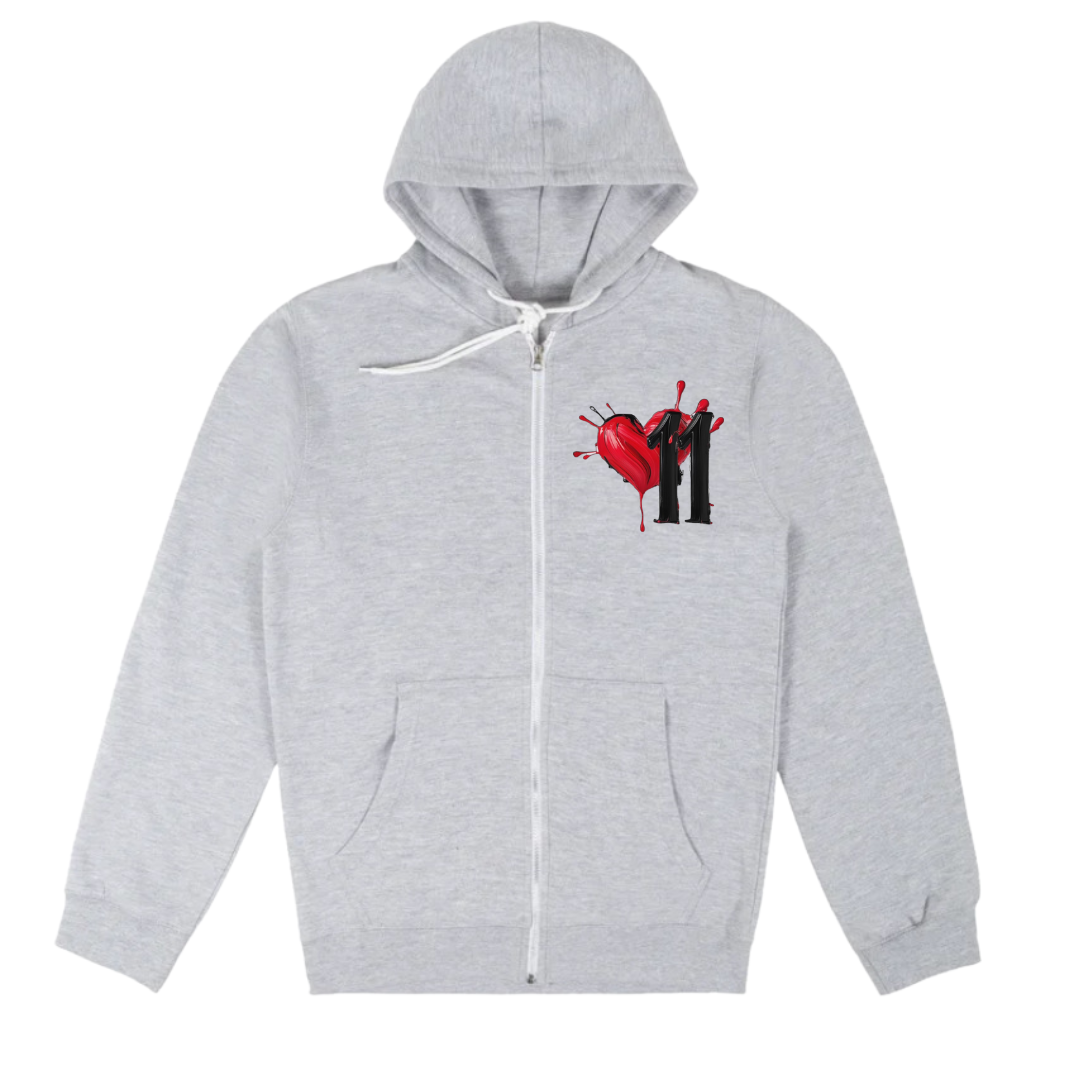 Q.Pettaway Heart Hoodie