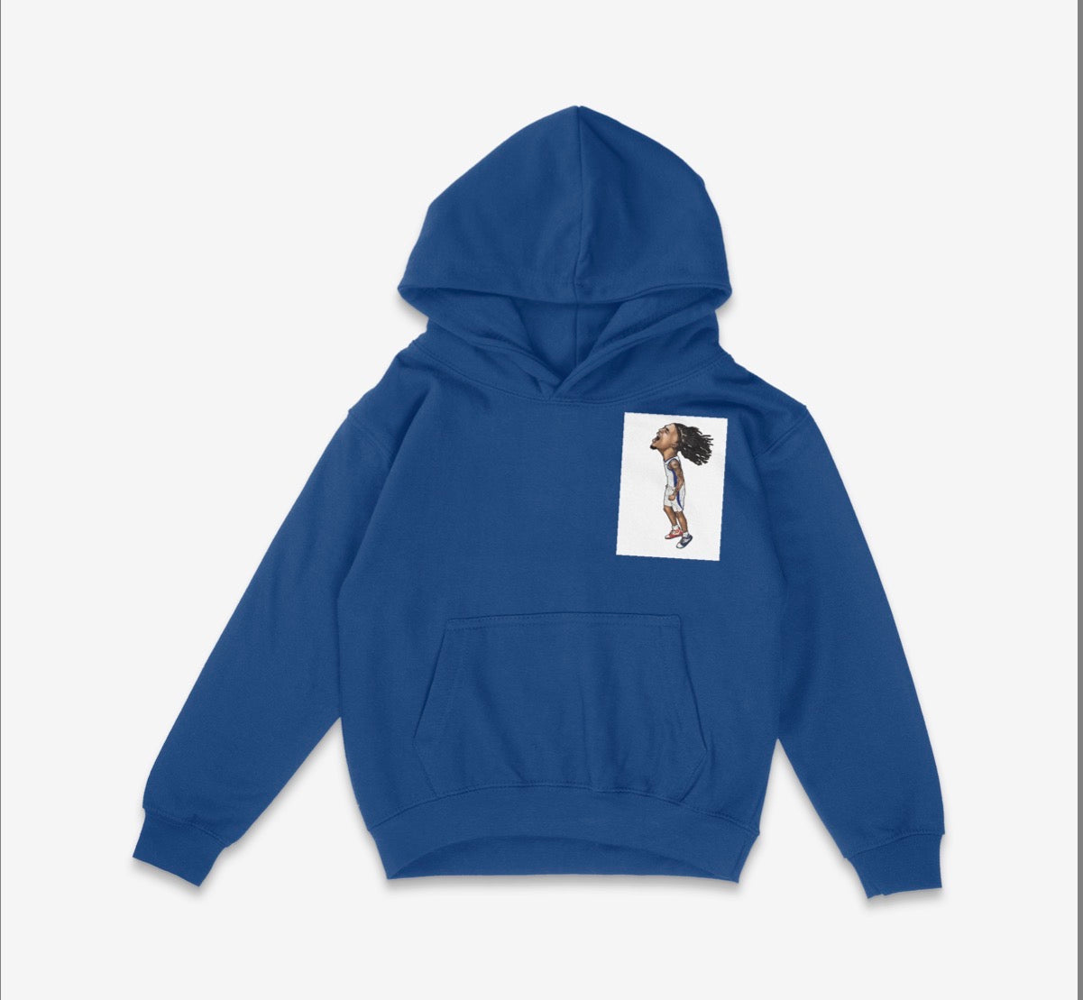 Dug McDaniel Hoodie (unisex)  (*white background ON DISPLAY is removed prior to shipping)