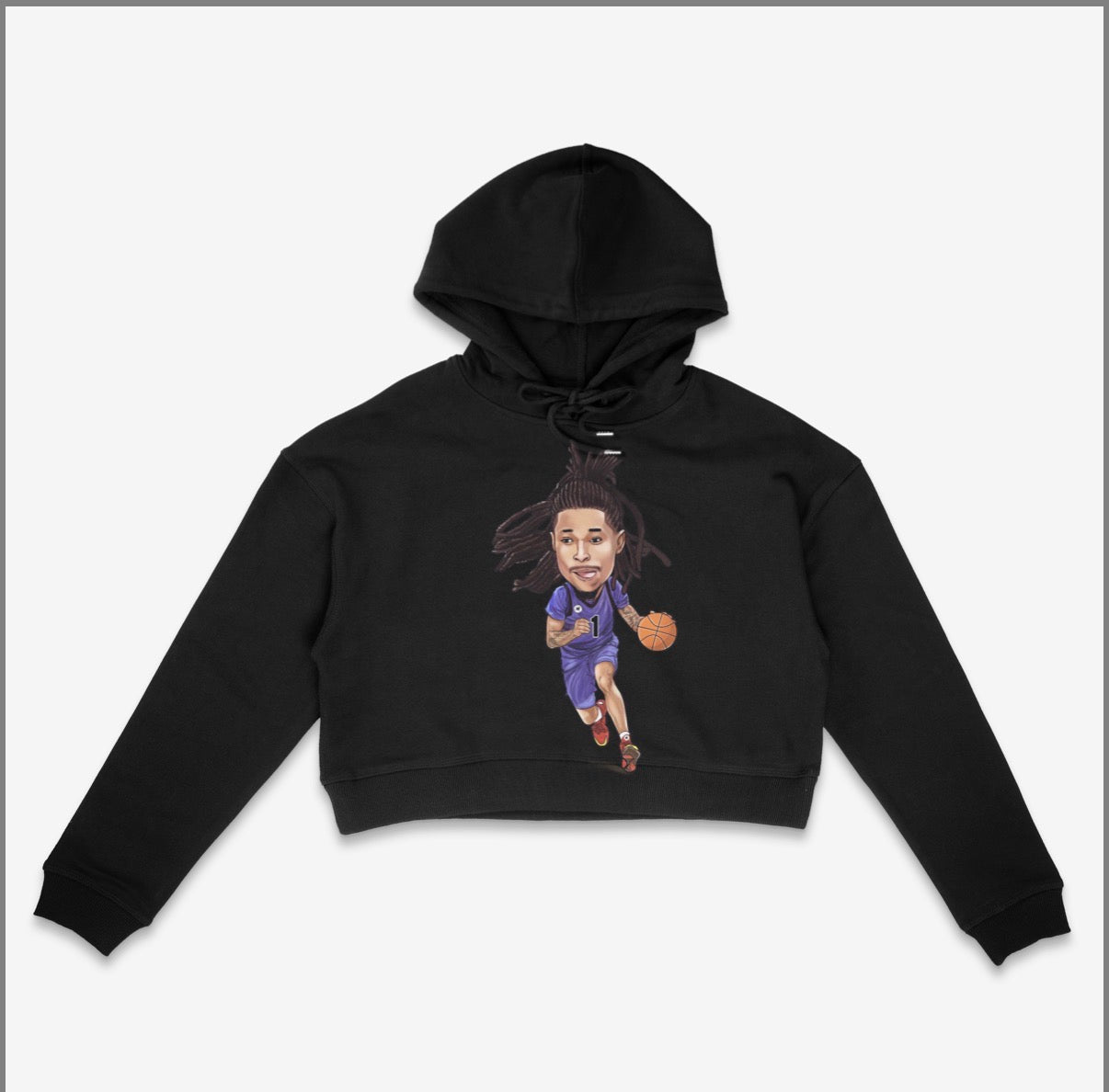 Dug McDaniel Women's Cropped Hoodie