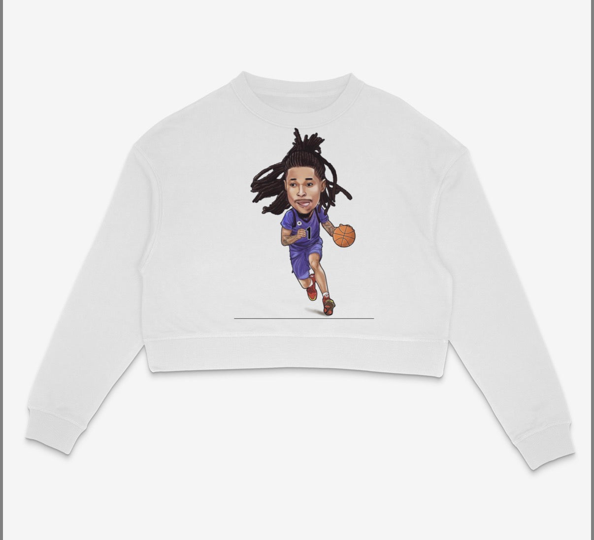 Dug McDaniel Women's Cropped Sweatshirt